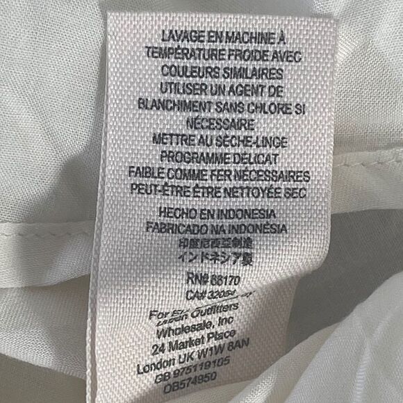 Free People Dear You Floral Print Drawstring Waist Mini Dress Ruffle Strap Sz XS - Picture 6 of 7